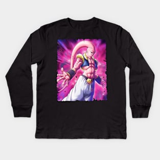 MAJIN BUU MERCH VTG Kids Long Sleeve T-Shirt